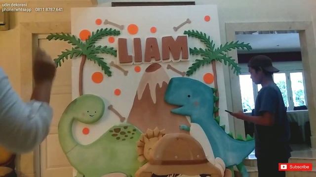 Dinosaurs Birthday Party ideas from Styrofoam Backdrop. смотреть онлайн