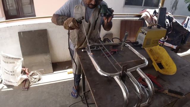 Royal Enfield Bumper Crack Fixing | Daddyson . смотреть онлайн