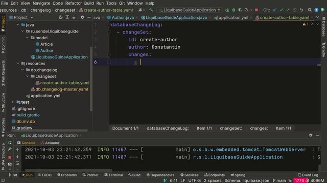 Liquibase + Spring Boot ➡ Настройка и написание миграций смотреть онлайн
