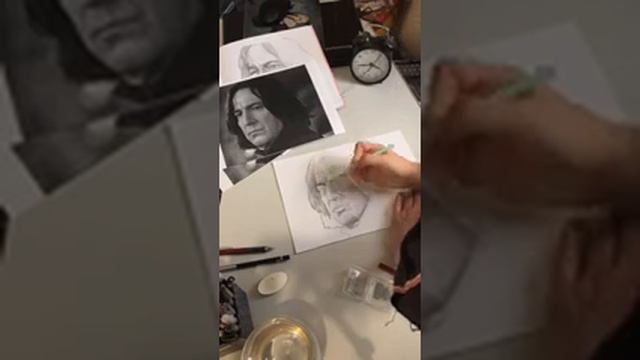 рисуем профессора Снейпа смотреть онлайн