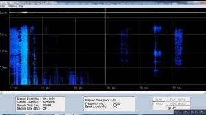 Спектрограмма с датчика детонации M50B20TU.