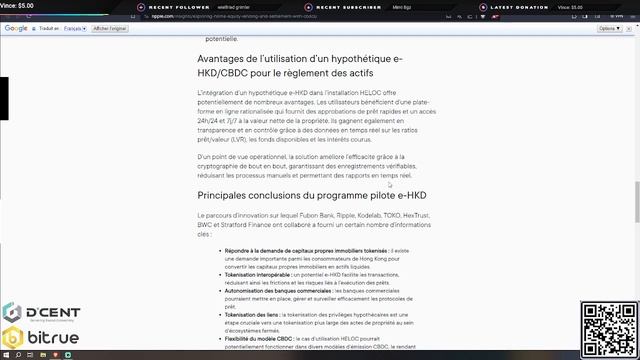 Explorer les prêts sur valeur domiciliaire et le règlement avec les #CBDC - LORD TV смотреть онлайн
