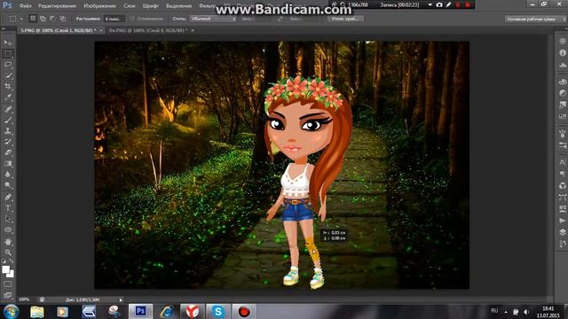 Как фотошопить аватаров в Adobe Photoshop Cs6,Cs5. смотреть онлайн