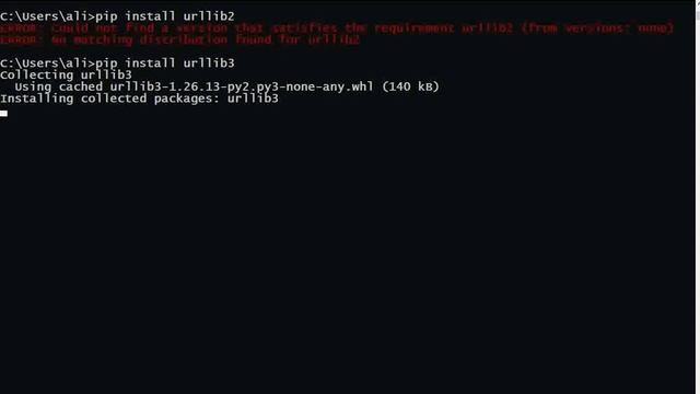 urllib3 install with pip смотреть онлайн