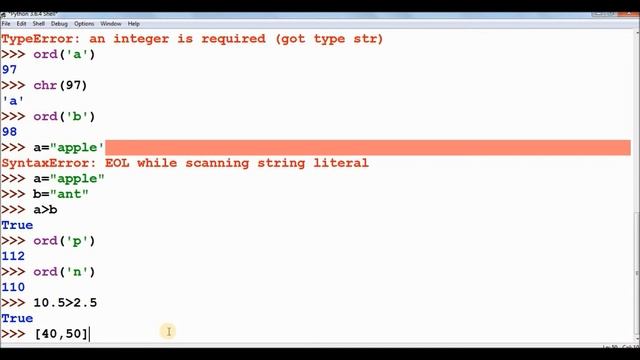 28 Relational Operators in Python смотреть онлайн