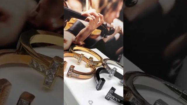 Браслет Tiffany T Тиффани сталь смотреть онлайн