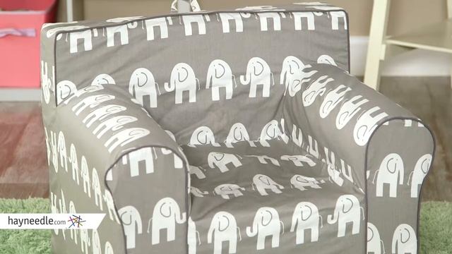 Here and There Kids Chair - Gray Elephant - Product Review Video смотреть онлайн