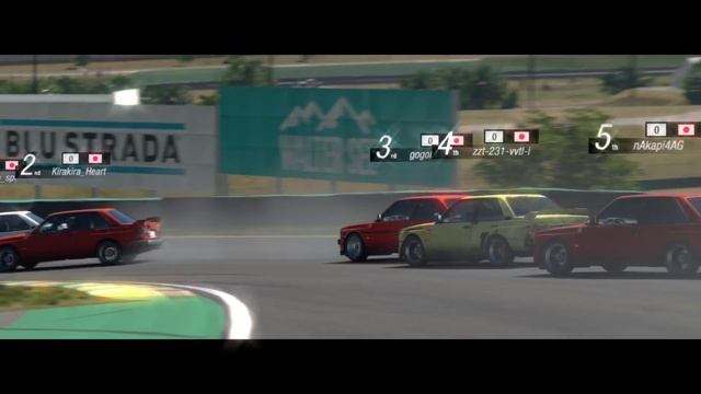 【GTsport】 Drift Toyota corolla KE70 Group Drift смотреть онлайн