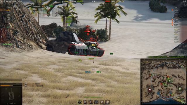Максимальный урон на TVP T 50/51 World of Tanks - чешский танк нагибает wot смотреть онлайн