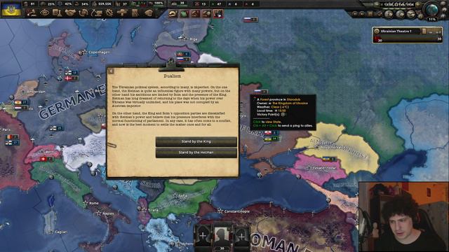 КОРОЛЕВСТВО УКРАИНА В HEART'S OF IRON IV Kaiserredux | Украина #1 смотреть онлайн