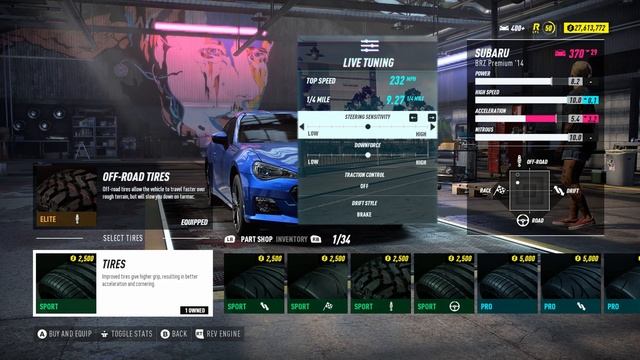 NFS Heat - The 2nd Fastest OFFROAD Car In The Game (SUBARU BRZ Premium vs FORD Focus RS) смотреть онлайн