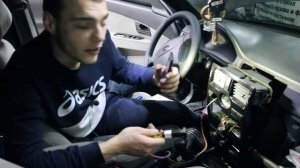 Устанавливаем противотуманки на приору