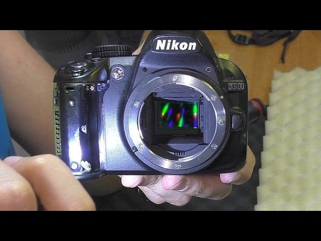 Чёрные снимки. Фотокамера Nikon D3100. РЕМОНТ смотреть онлайн