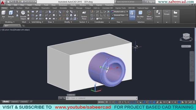 INTRODUCTION TO AUTOCAD 3D - PART2 | BASIC 3D MODELING смотреть онлайн