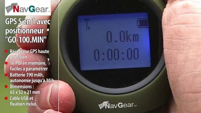 GPS 5 EN 1 AVEC POSITIONNEUR ''GO-100.MIN'' смотреть онлайн