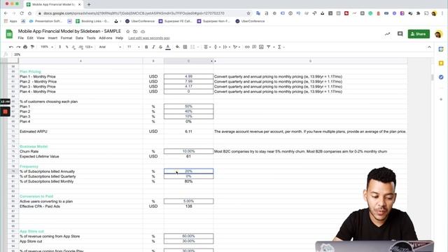 Mobile App Financial Model Tutorial: Projecting Revenue смотреть онлайн