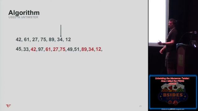 bg04 untwisting the mersenne twister how i killed the prng moloch смотреть онлайн