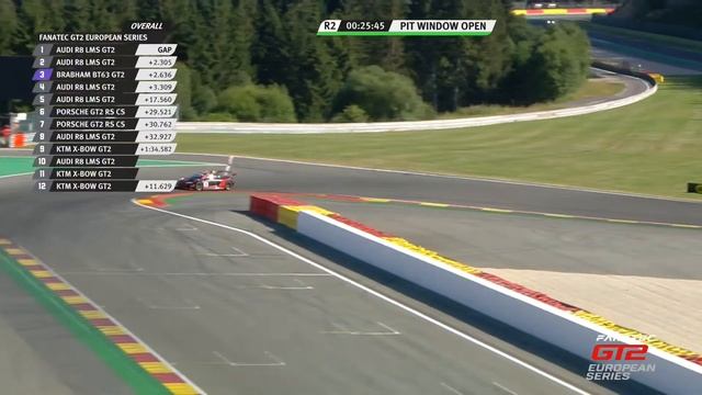 LIVE | Race 2 | Spa-Francorchamps  | Fanatec GT2 European Series 2022 (English)