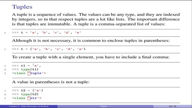 CSI 115 - Computer and Programming Concept - Lecture 6 (Data Structures in Python) смотреть онлайн