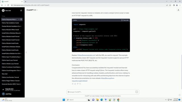 python install module requests смотреть онлайн