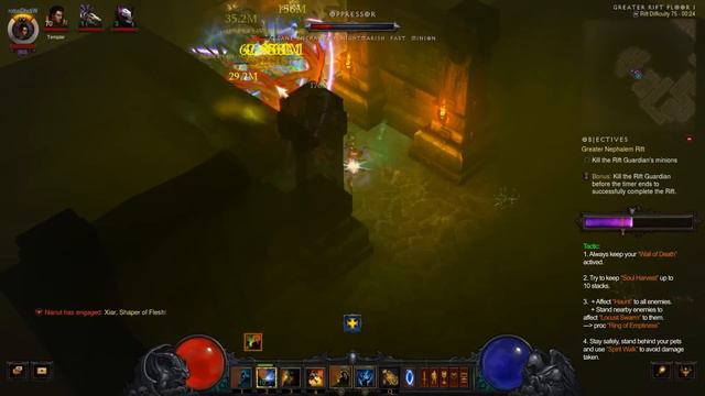 Diablo 3 | PTR 2.4.2 | Witch Doctor Helltooth Pets | RoE | GR75 Test смотреть онлайн