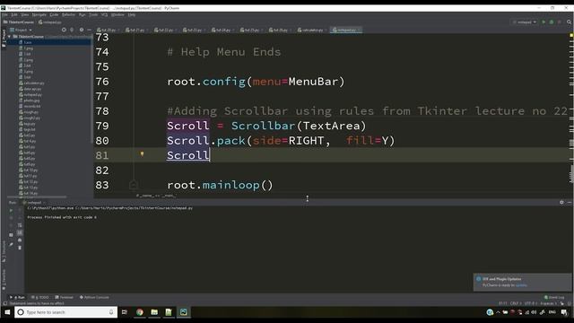 Creating a GUI Notepad In Tkinter | Python Tkinter GUI Tutorial In Hindi #29 смотреть онлайн