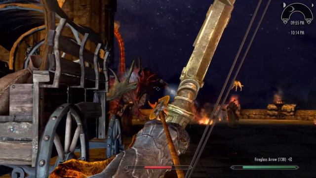 Skyrim Dragonsreach Dragon Battle, The Fallen