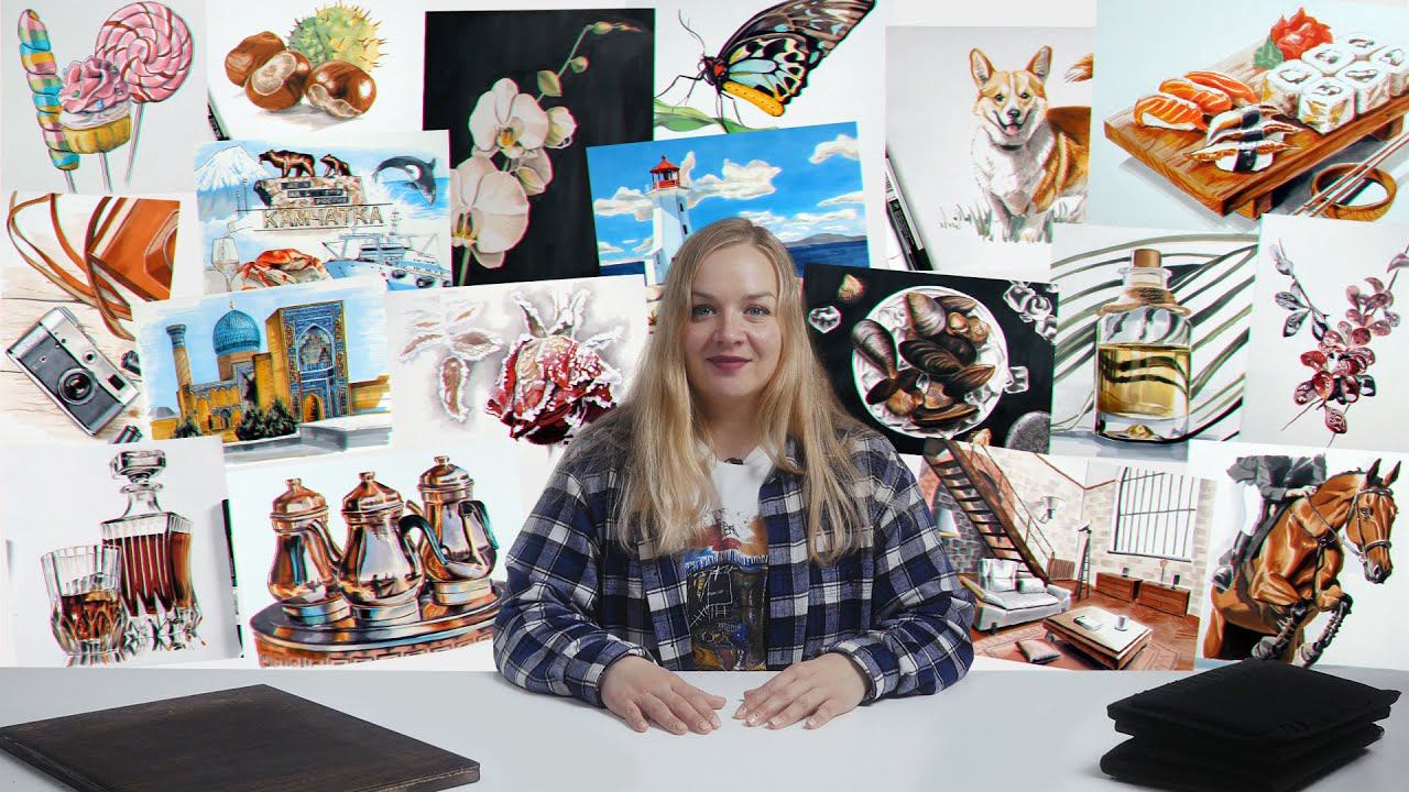 О курсе "Скетчинг маркерами" смотреть онлайн