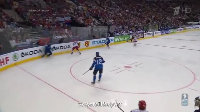 Россия - Финляндия 2 - 2. Гол Овечкина. смотреть онлайн