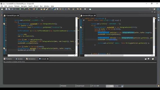2. Sockets UDP en Java смотреть онлайн