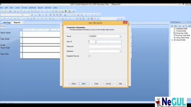 How to connect SAP Crystal Report with Microsoft SQL Server || By Er Tasneem A Karimi смотреть онлайн
