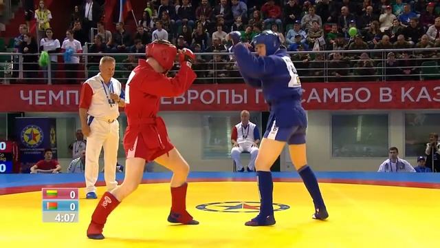 ХОДКЕВИЧ ИЛЬЯ 1/4 EUROPEAN SAMBO CHAMPIONSHIP 2016 смотреть онлайн