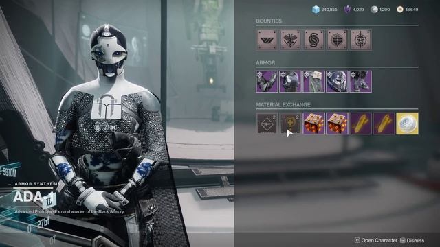 Ada-1 is Selling Protective Light Today [Destiny 2] смотреть онлайн