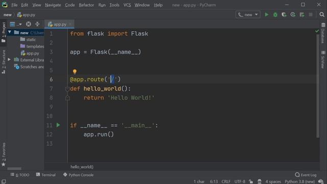 Flask Tutorial - Build Your First App With Flask and PyCharm смотреть онлайн