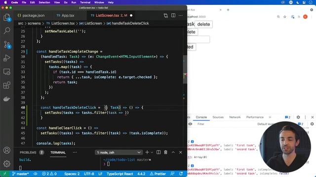 React by Example: Build a To Do List with Typescript, Hooks, and Styled Components - Part 1 смотреть онлайн