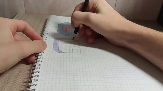 3Д КУБ ЛЕГКО И ПРОСТО ПО КЛЕТОЧКАМ/Хобби в клеточку смотреть онлайн