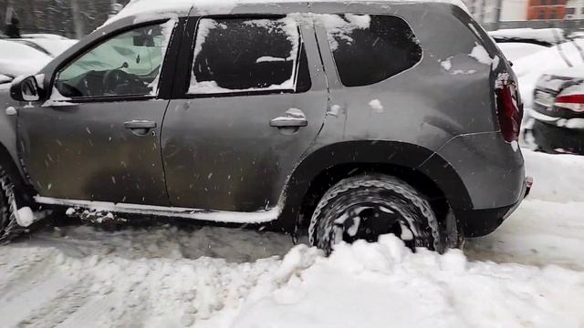 Дастер против снега!!! смотреть онлайн