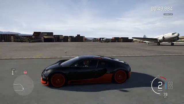 Forza 6 Stock Bugatti Test Drive смотреть онлайн