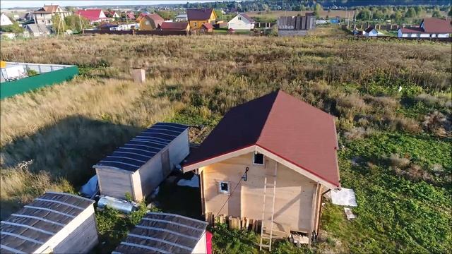 Садовый домик из двойного бруса Оникс смотреть онлайн