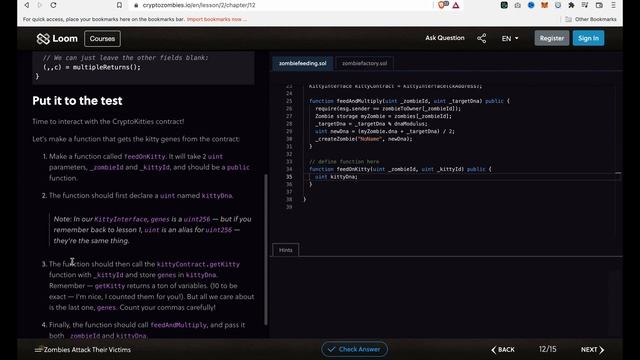 Solidity with Crypto Zombie lesson 2 #12 Handling Multiple Return Values смотреть онлайн