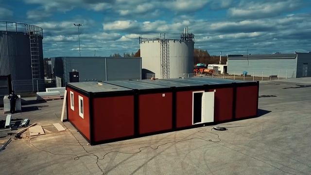 Быстровозводимые здания под ключ! Мы придумали здание с отделкой и мебелировкой за 12 часов! смотреть онлайн