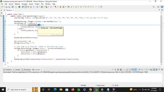 Java Program to count the number of words in a string using HashMap смотреть онлайн