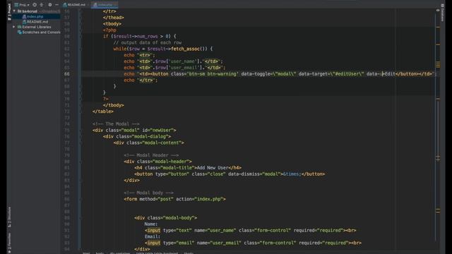 Basic Crud Using Bootstrap 4, php and Mysql in in single page смотреть онлайн