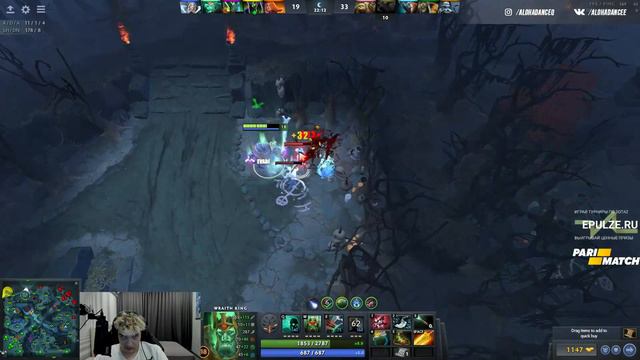 КАК АЛОХА СЫГРАЛ НА WRAITH KING ПО НОВОМУ БИЛДУ / 2 : 16 НЕ ПРЕДЕЛ / ALOHADANCE смотреть онлайн