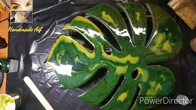 Картина из ЭПОКСИДНОЙ смолы мастер класс от #handmadeaif смотреть онлайн
