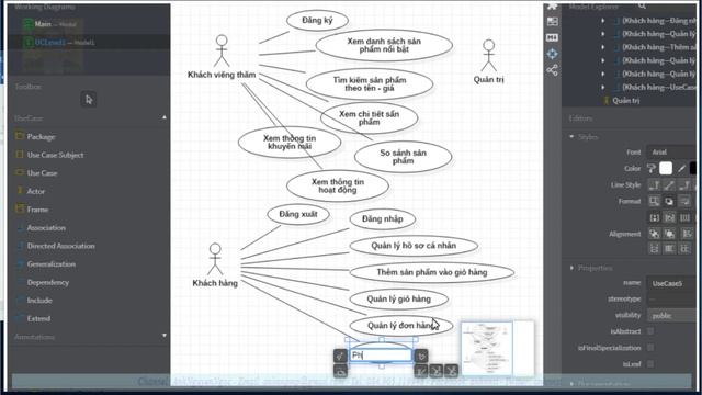 P1. Phân tích và thiết kế Use case diagram cho website bán hàng trực tuyến bằng StarUML смотреть онлайн