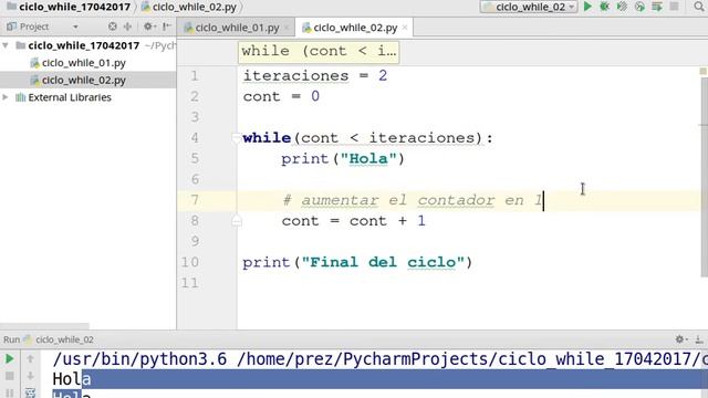 [Clase en vivo] Ejercicios de ciclo while en Python 3 y Debug con PyCharm [1] смотреть онлайн