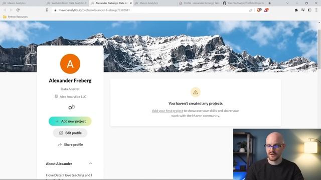 Reviewing Maven Analytics Free Portfolio Website смотреть онлайн