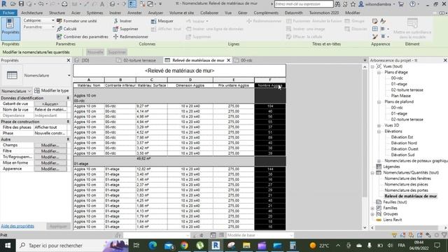 REVIT ARCHITECTURE - comment extraire des quantités avec revit смотреть онлайн