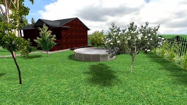Визуализация проекта в Realtime Landscaping Architect № 2 Студия экодизайна "Подмосковный оазис" смотреть онлайн